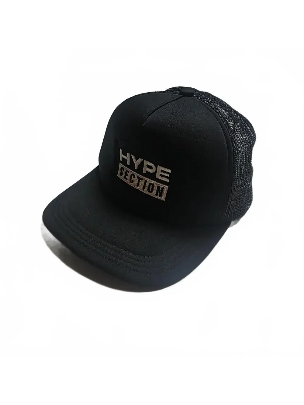 Hype Section Black Mesh Snapback Hat